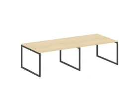 Перег. стол (2 столешницы) на О-образном м/к 2800x1235x750 Метал Систем Куатро 4х4 / Metal System Quattro 4x4 images