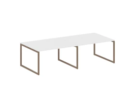 Перег. стол (2 столешницы) на О-образном м/к 2800x1235x750 Метал Систем Куатро 4х4 / Metal System Quattro 4x4 images