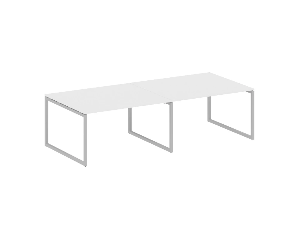 Перег. стол (2 столешницы) на О-образном м/к 2800x1235x750 Метал Систем Куатро 4х4 / Metal System Quattro 4x4