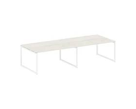 Перег. стол (2 столешницы) на О-образном м/к 3200x1235x750 Метал Систем Куатро 4х4 / Metal System Quattro 4x4 images