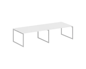 Перег. стол (2 столешницы) на О-образном м/к 3200x1235x750 Метал Систем Куатро 4х4 / Metal System Quattro 4x4 images