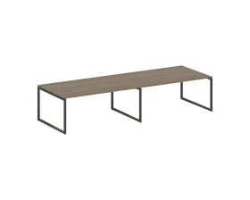 Перег. стол (2 столешницы) на О-образном м/к 3600x1235x750 Метал Систем Куатро 4х4 / Metal System Quattro 4x4 images