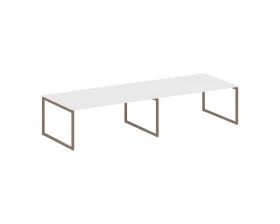 Перег. стол (2 столешницы) на О-образном м/к 3600x1235x750 Метал Систем Куатро 4х4 / Metal System Quattro 4x4 images