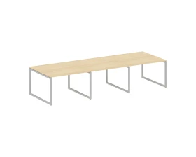 Перег. стол (3 столешницы) на О-оразном м/к 3600x1235x750 Метал Систем Куатро 4х4 / Metal System Quattro 4x4 images