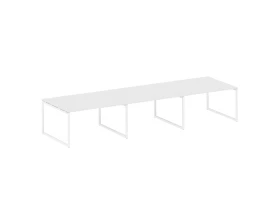 Перег. стол (3 столешницы) на О-оразном м/к 4200x1235x750 Метал Систем Куатро 4х4 / Metal System Quattro 4x4 images