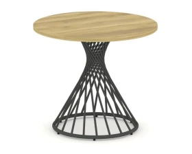 Стол переговорный круглый PR.C.SPRG-001.D 900х900х750 Оак / Oak images