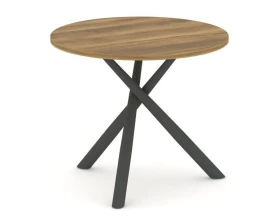 Стол переговорный круглый PR.C.SPRG-002.D 900х900х750 Оак / Oak images