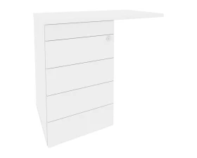 Тумба приставная (TIP-ON) (универсальная л/пр) 842x460x750 Оникс Директ / Onix Direct images