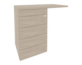 Тумба приставная (TIP-ON) (универсальная л/пр) 842x460x750 Оникс Директ / Onix Direct images