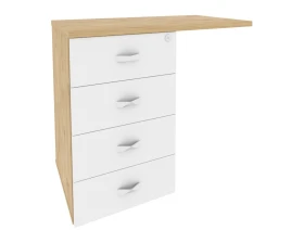 Тумба приставная (универсальная л/пр) 842x460x750 Оникс Директ / Onix Direct images