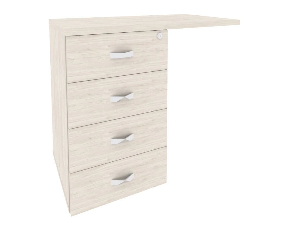 Тумба приставная (универсальная л/пр) 842x460x750 Оникс Директ / Onix Direct