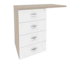 Тумба приставная (универсальная л/пр) 842x460x750 Оникс Директ / Onix Direct images