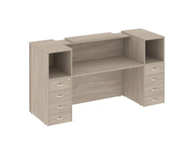 Ресепшн K-10 2244x766x1187 Оникс / Onix images