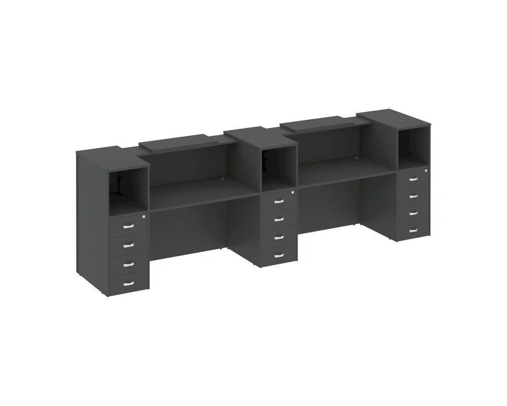 Ресепшн K-13 3652x766x1187 Оникс / Onix