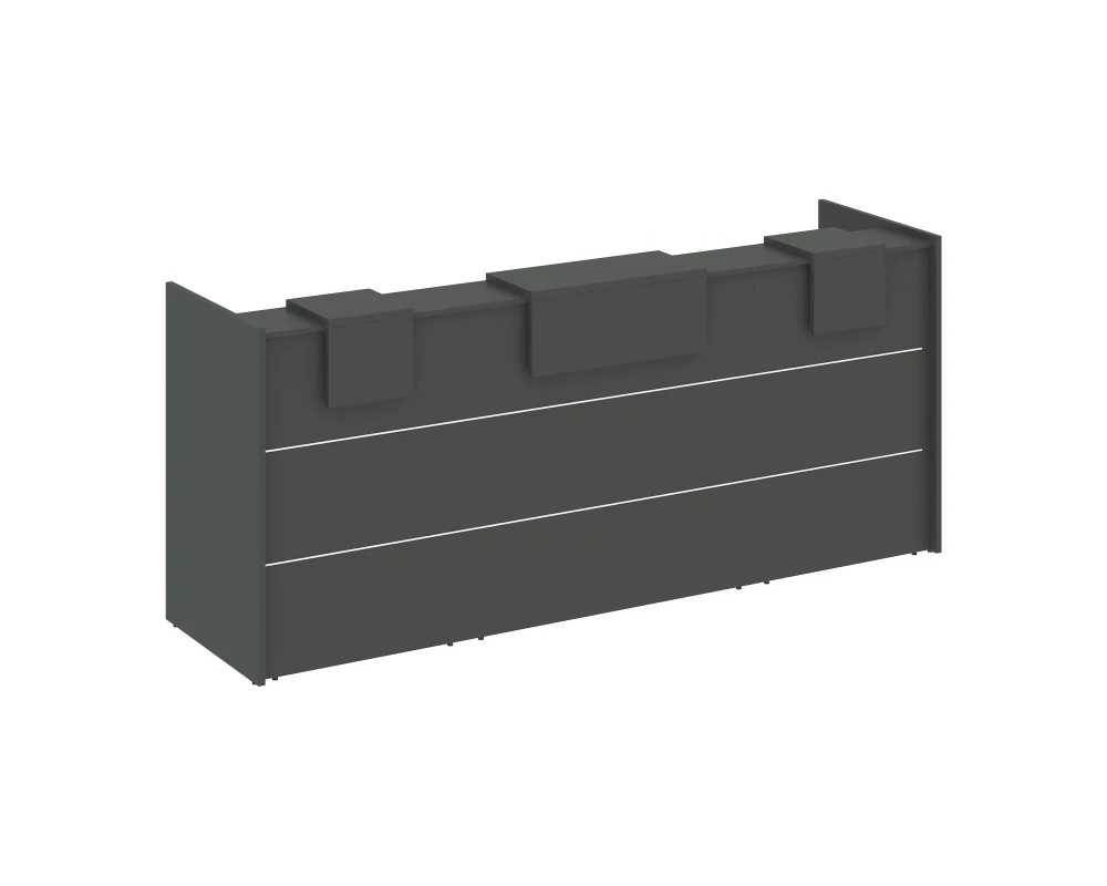 Ресепшн K-16 2790x766x1187 Оникс / Onix