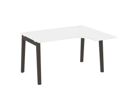 Стол эргономичный правый, опоры - массив дерева 138x118x75 Оникс Вуд / Onix Wood images