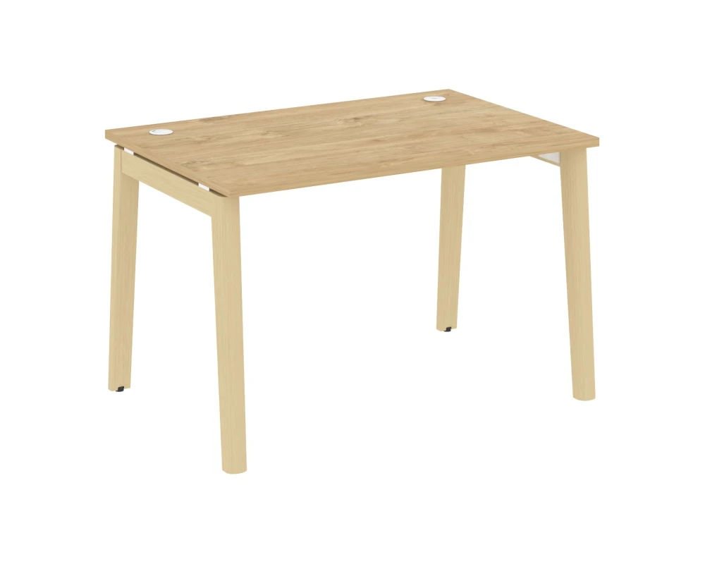 Стол письменный, опоры - массив дерева 118x80x75 Оникс Вуд / Onix Wood