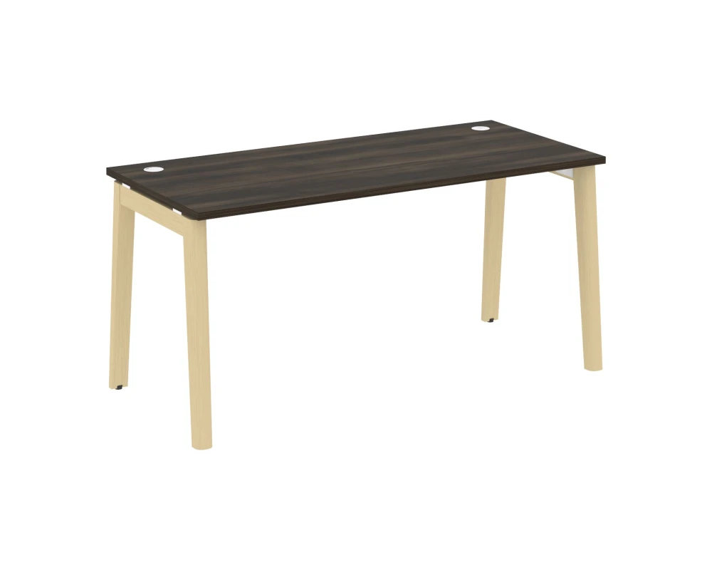 Стол письменный, опоры - массив дерева 158x72x75 Оникс Вуд / Onix Wood