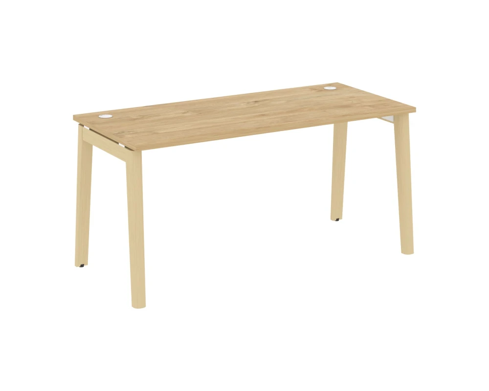 Стол письменный, опоры - массив дерева 158x72x75 Оникс Вуд / Onix Wood