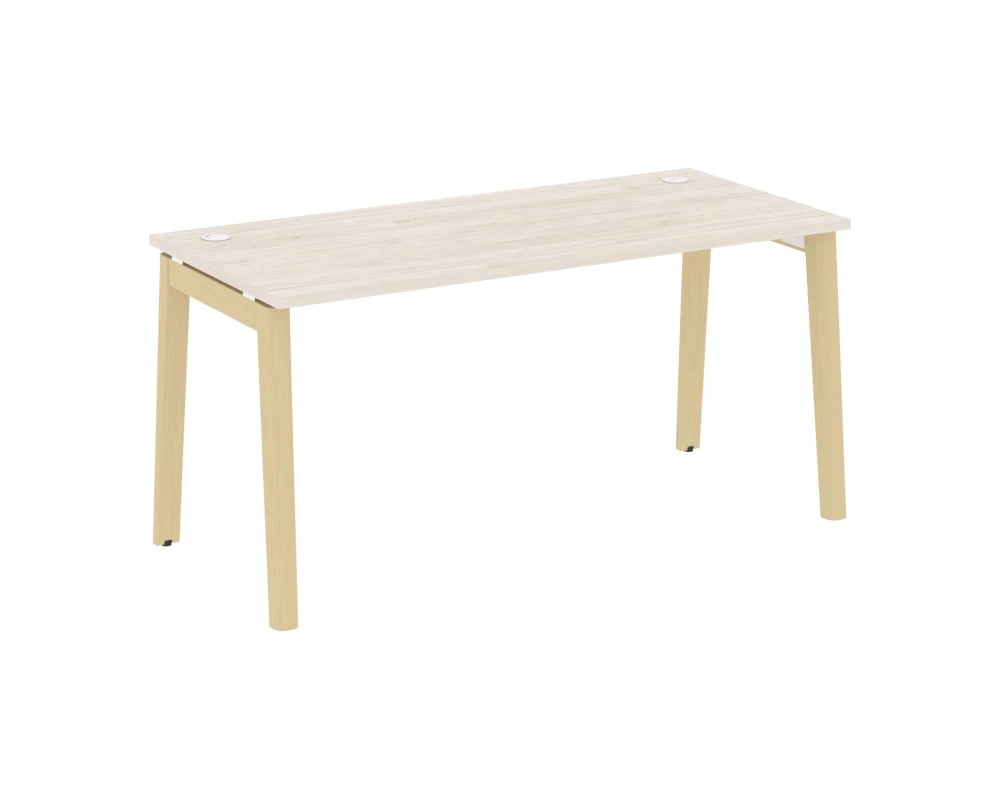 Стол письменный, опоры - массив дерева 158x72x75 Оникс Вуд / Onix Wood