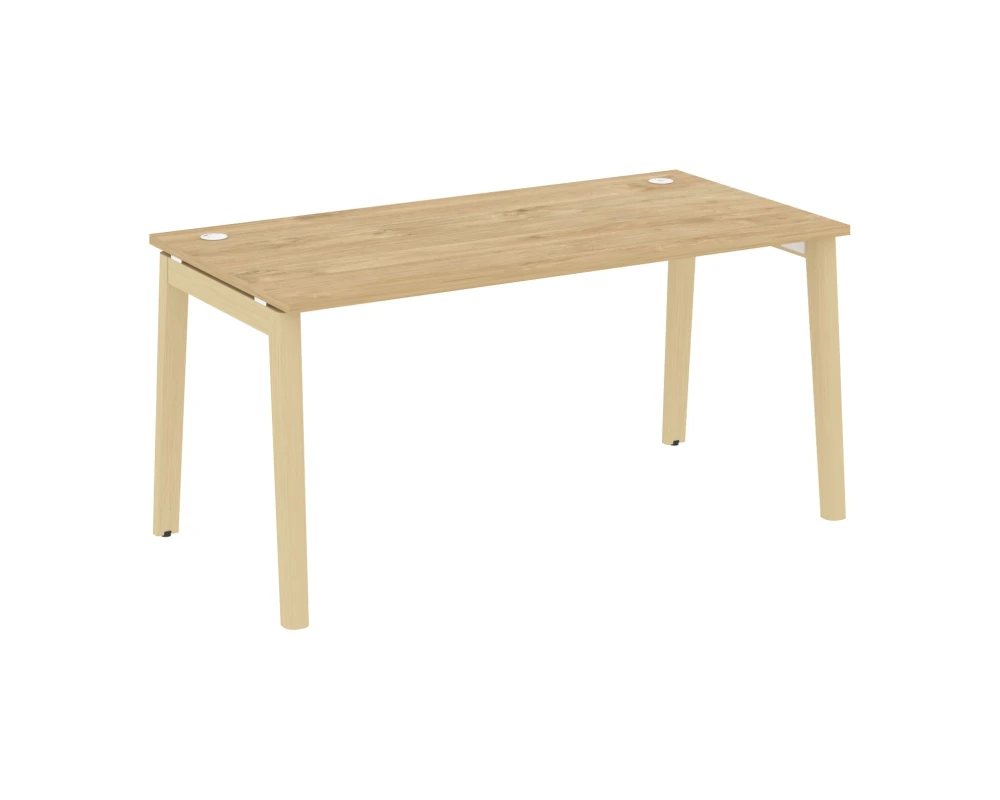 Стол письменный, опоры - массив дерева 158x80x75 Оникс Вуд / Onix Wood