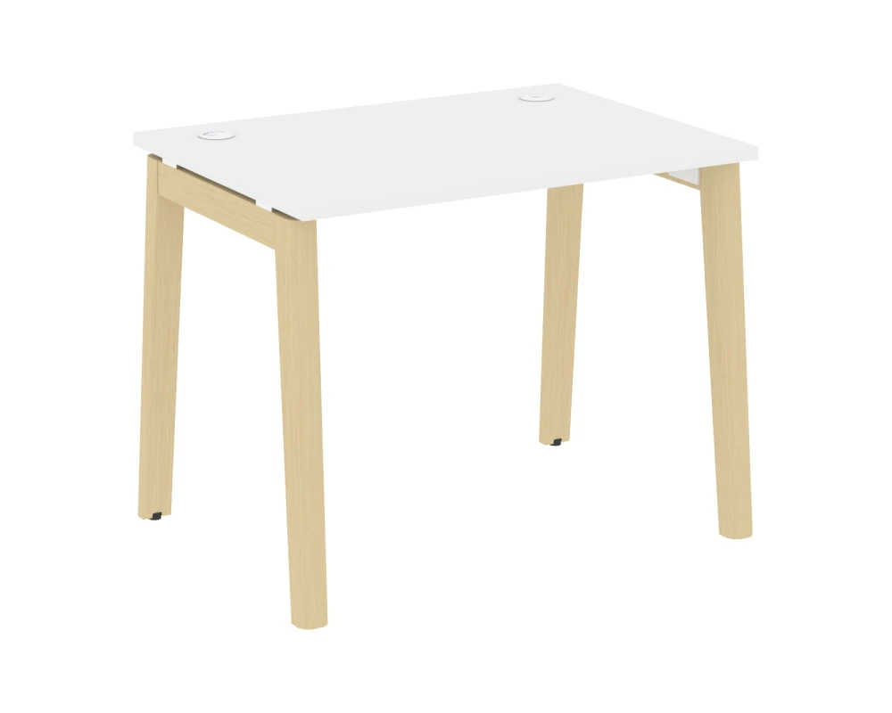 Стол письменный, опоры - массив дерева 98x72x75 Оникс Вуд / Onix Wood