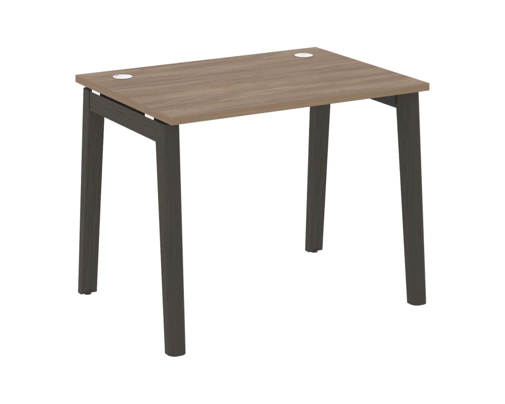 Стол письменный, опоры - массив дерева 98x72x75 Оникс Вуд / Onix Wood