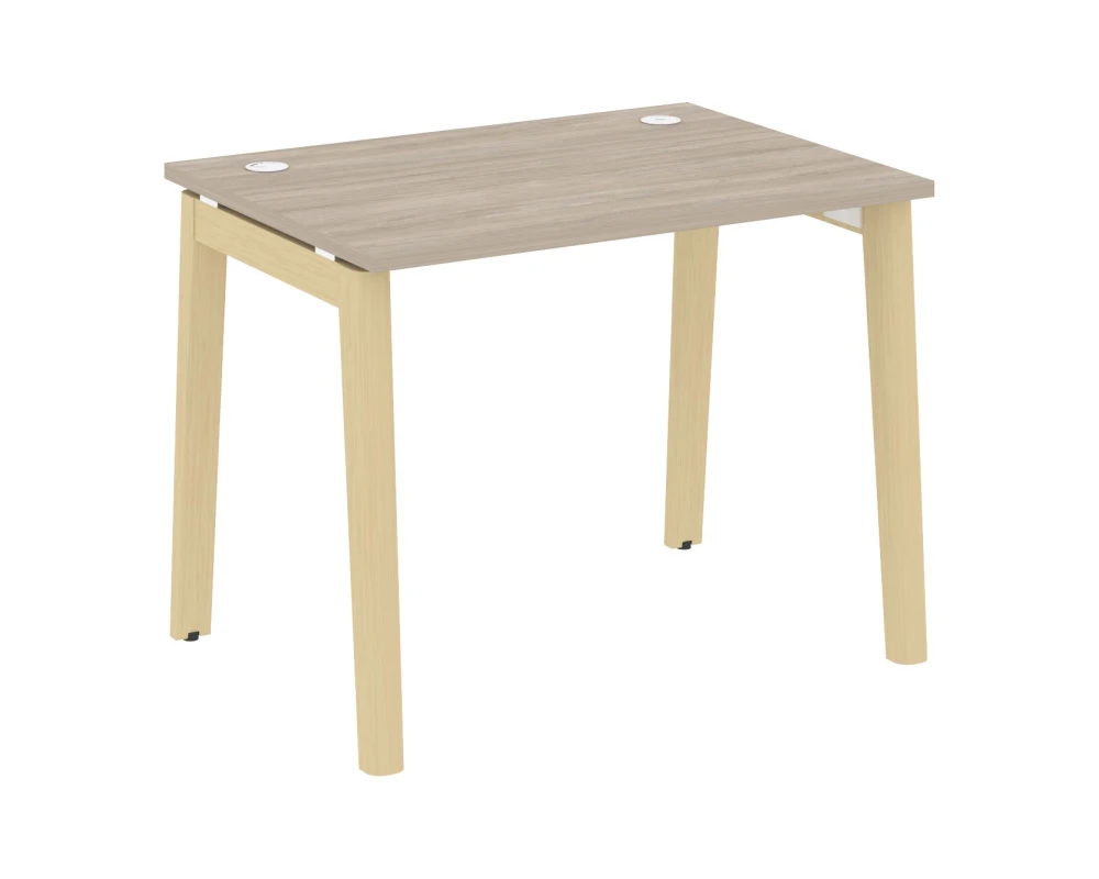 Стол письменный, опоры - массив дерева 98x72x75 Оникс Вуд / Onix Wood