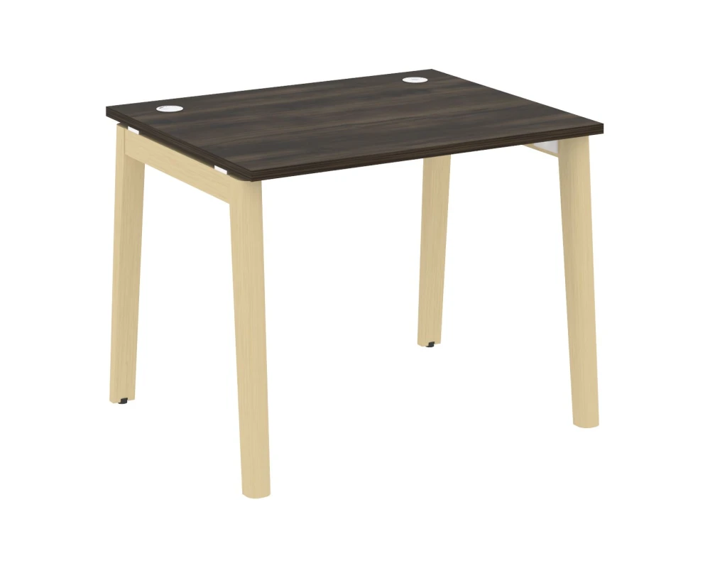 Стол письменный, опоры - массив дерева 98x80x75 Оникс Вуд / Onix Wood