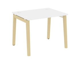 Стол письменный, опоры - массив дерева 98x80x75 Оникс Вуд / Onix Wood images