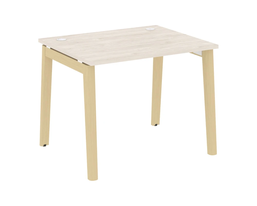 Стол письменный, опоры - массив дерева 98x80x75 Оникс Вуд / Onix Wood