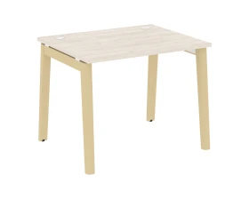 Стол письменный, опоры - массив дерева 98x80x75 Оникс Вуд / Onix Wood images