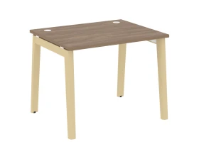 Стол письменный, опоры - массив дерева 98x80x75 Оникс Вуд / Onix Wood images