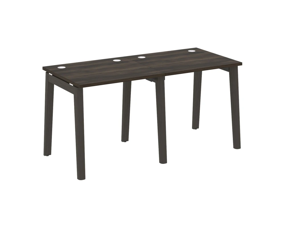 Рабочая станция, опоры - массив дерева 156x72x75 Оникс Вуд / Onix Wood