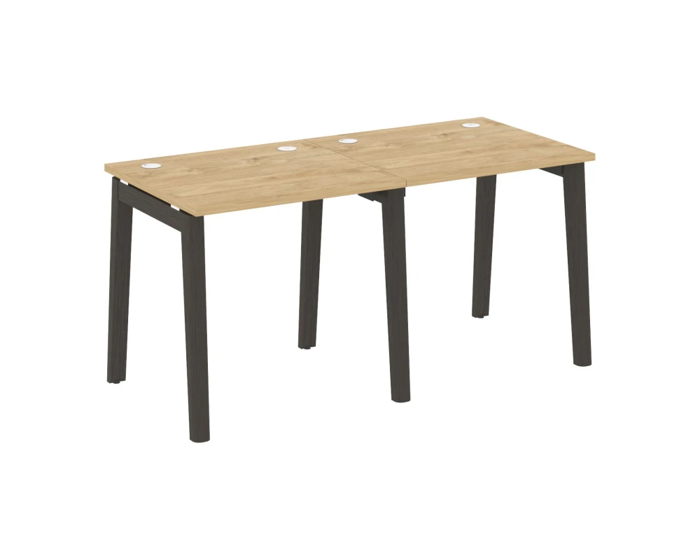 Рабочая станция, опоры - массив дерева 156x72x75 Оникс Вуд / Onix Wood