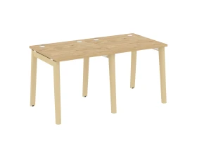 Рабочая станция, опоры - массив дерева 156x80x75 Оникс Вуд / Onix Wood images