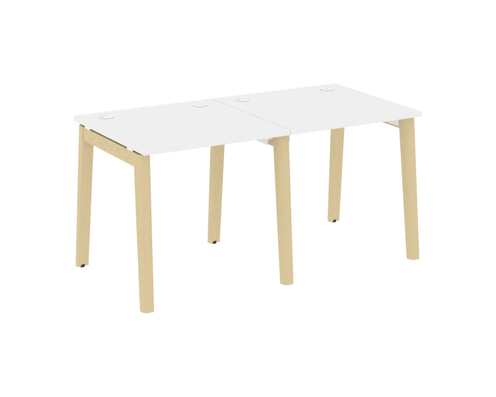 Рабочая станция, опоры - массив дерева 156x80x75 Оникс Вуд / Onix Wood