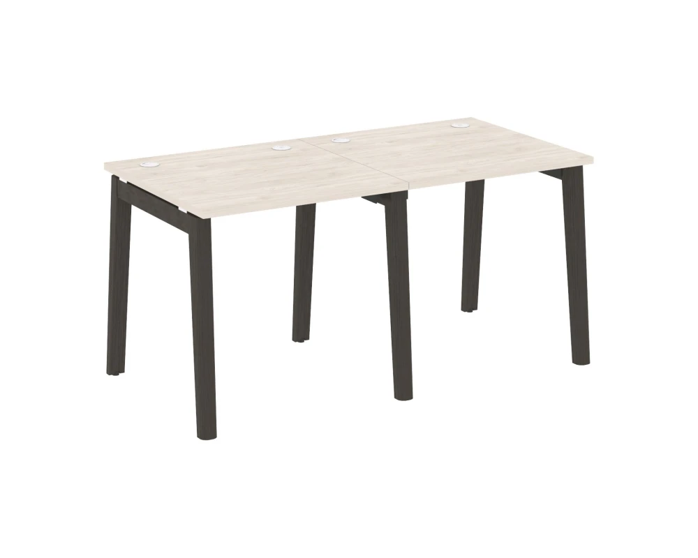 Рабочая станция, опоры - массив дерева 156x80x75 Оникс Вуд / Onix Wood