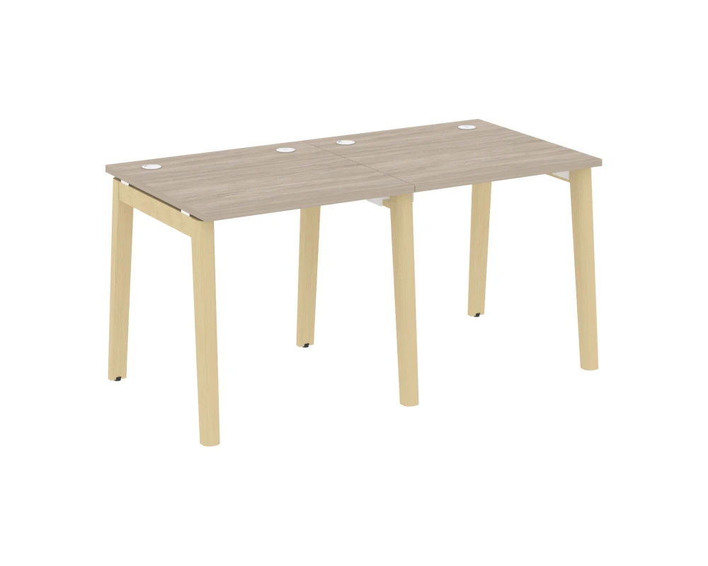 Рабочая станция, опоры - массив дерева 156x80x75 Оникс Вуд / Onix Wood