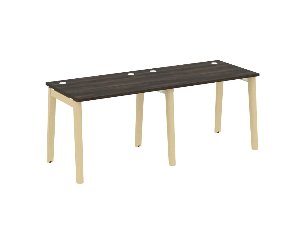 Рабочая станция, опоры - массив дерева 196x72x75 Оникс Вуд / Onix Wood