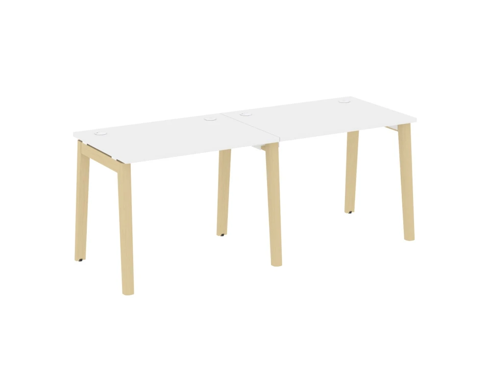 Рабочая станция, опоры - массив дерева 196x72x75 Оникс Вуд / Onix Wood