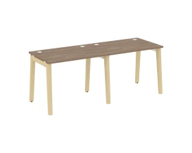 Рабочая станция, опоры - массив дерева 196x72x75 Оникс Вуд / Onix Wood images