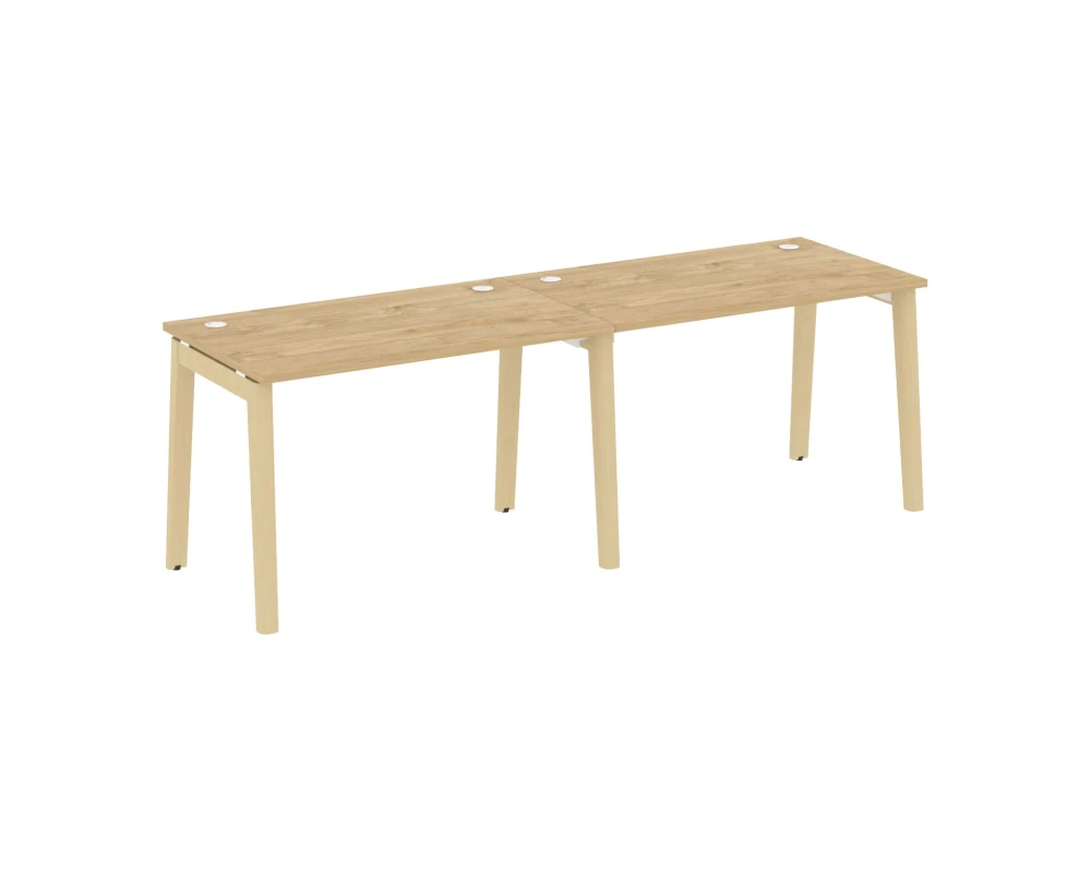 Рабочая станция, опоры - массив дерева 236x72x75 Оникс Вуд / Onix Wood