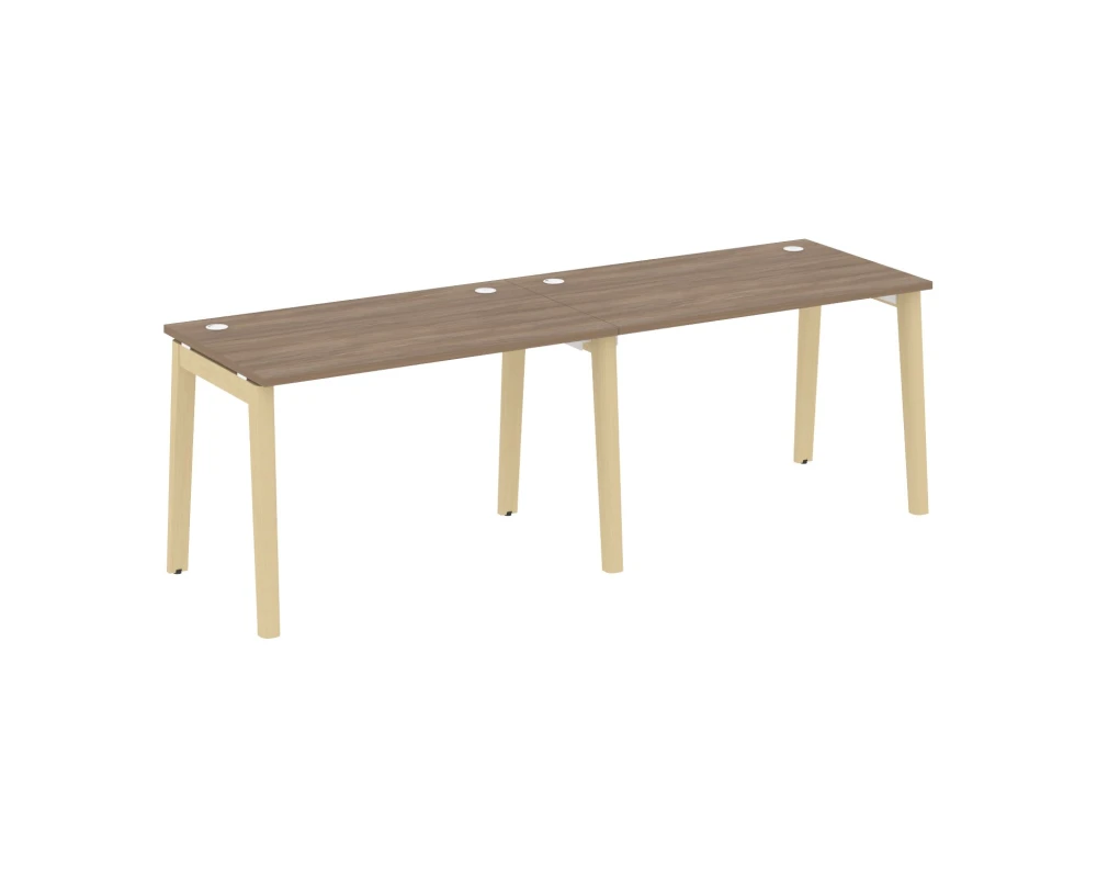 Рабочая станция, опоры - массив дерева 236x72x75 Оникс Вуд / Onix Wood