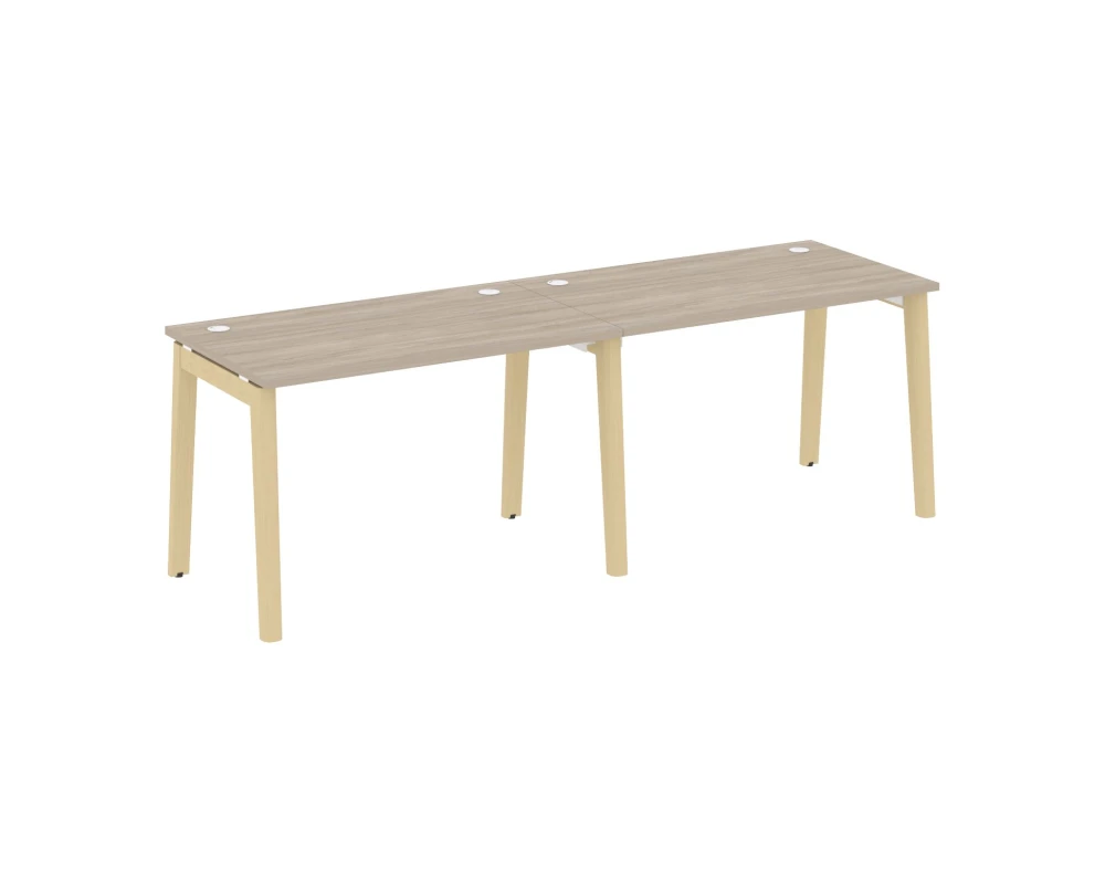 Рабочая станция, опоры - массив дерева 236x72x75 Оникс Вуд / Onix Wood