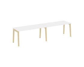 Рабочая станция, опоры - массив дерева 316x72x75 Оникс Вуд / Onix Wood images