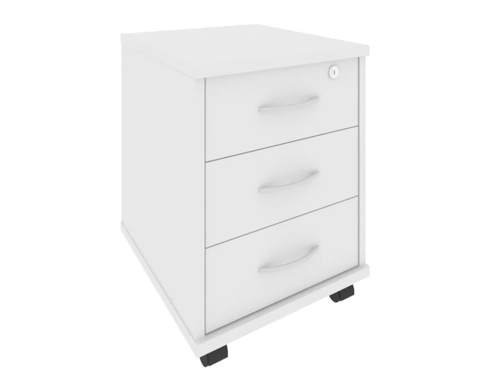 Тумба подкатная 3 ящика с замком Рива / Riva