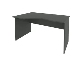 Офисный стол криволинейный левый 1400x900x755 Рива / Riva images