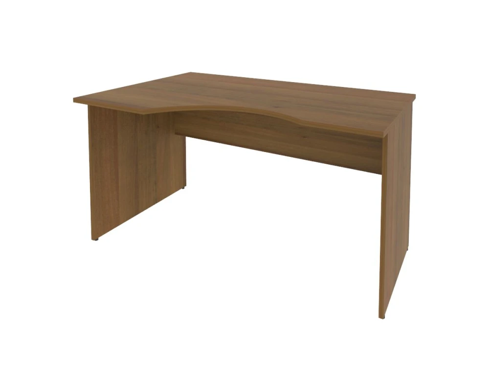 Офисный стол криволинейный левый 1400x900x755 Рива / Riva