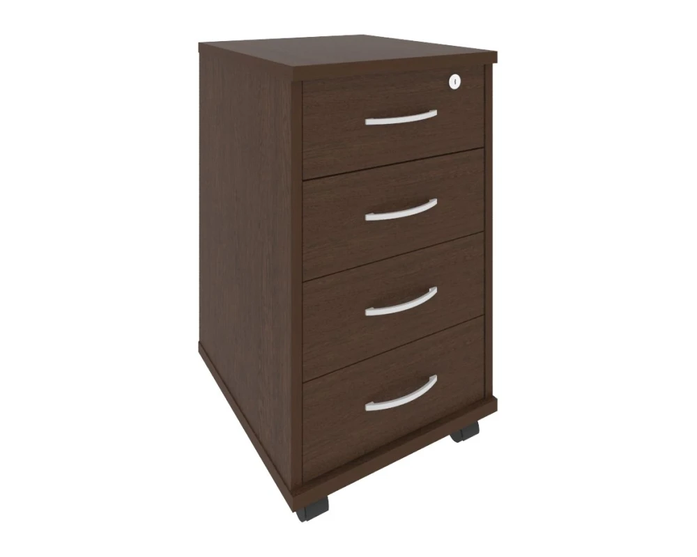 Тумба подкатная 4 ящика с замком Рива / Riva